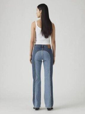 Levi's  Wedgie Boot Two Tone Western Jeans new with tags